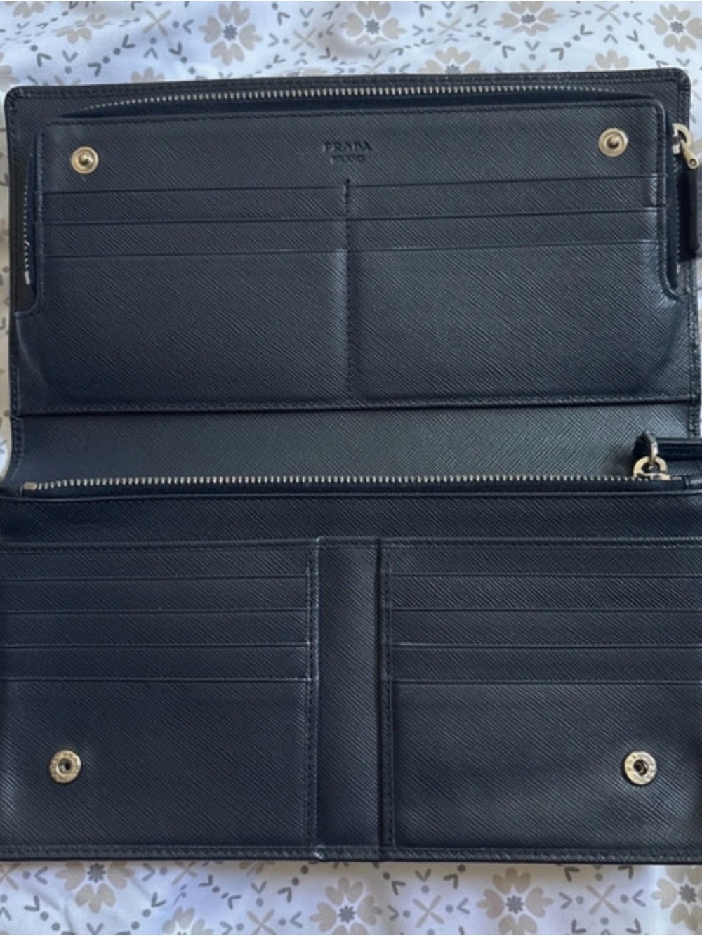 Prada travel wallet